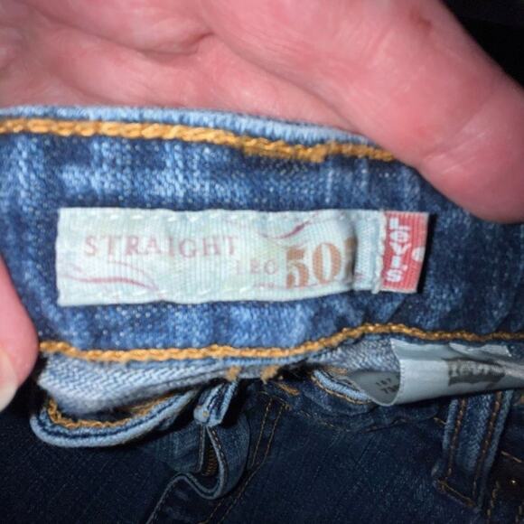 Levi’s straight leg cropped jeans 16M - Picture 3 of 4